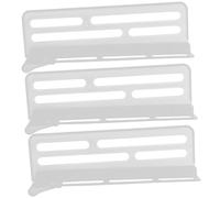 SEWACC 3pcs Adjustable Refrigerator Side Door Divider Durable Plastic Food Dividing Board for Organizing Drinks Spices and Sundries Fridge