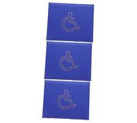 SEWACC 3pcs Disabled Certificate Sleeve Empty Id Card Credit Card Cover Ticket Protector for Broken Replace