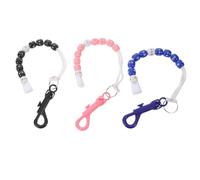 SEWACC 3pcs Golf Beads Score Counter with Clip for One-hand Operation, Plastic Stroke Counting Beads for Score Verification, for Solo Practice the Course