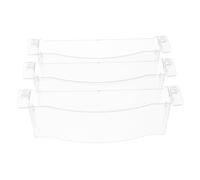 SEWACC 3pcs Grease Cup Oil Cup Replacement Deep Drip Pan Plastic Oil Tray Catcher Box for Cooking Range Hood Pan