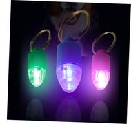 SEWACC 3pcs Luminous Pet Safety Neck Rings Abs Acrylic Dog Pendant Outdoor Night Warning Collar Accessories for Small Pets