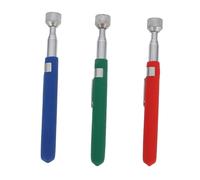 SEWACC 3pcs Magnetic Telescoping Pickup Tool Magnet Stick Gadget for Easy Retrieval of Screws Nuts and Bolts for Mechanics and DIY Projects Random Color