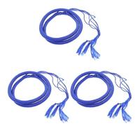 SEWACC 3pcs Men Headband Arab Head Scarf Middle East Wrap Arabian Costume Accessory Blue Adult Turban Hair Band for Cultural Dress