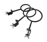 SEWACC 3pcs Metal Laboratory Retort Support Ring Clamp with Precision Craftsmanship and Easy Maintenance for Chemistry Experiments and Science Lab Use