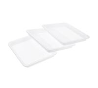 SEWACC 3PCS Premium Grade Trays Organizer Trays for School Painting Science Experiments Crafts and Art Supplies Storage