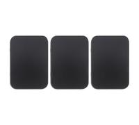 SEWACC 3pcs Rectangular Iron Playing Card Storage Cases, Portable Multi-purpose Game Card Boxes for Back to School, Sturdy Black Storage Container and Holder