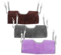 SEWACC 3pcs Small Animal Cage Hammock Detachable Cozy Hanging Beds for Ferrets Rats Sugar Gliders Guinea Pigs Space-saving Warm Sleep and Play Accessories