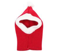 SEWACC 3pcs Small Pet Winter Warm Hat Red Knitted Christmas Costume for Dogs and Cats Soft Cozy Beanie for Shiba Inu Corgi and Small Breeds Holiday Headwear Accessory