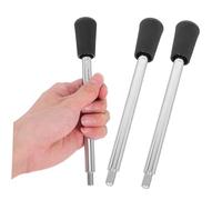 SEWACC 3pcs Threaded Revolving Crank Handle Ergonomic Handwheel Knob for Precision Lathe Machines Durable Construction Quick Installation Versatile Application