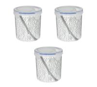 SEWACC 3pcs Transparent Praying Mantis Breeding Box Pet Enclosure Reptile Feeding Container Portable Insect Habitat for African Ghost Mantis and Stag Care