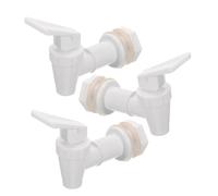 SEWACC 3pcs Wear Resistant Plastic Spigot for Beverage Dispenser Removable Valve with Leakproof Seal Precise Water Flow Control Easy to Clean Replacement Tap for Water Jugs and Drink