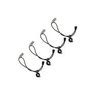 SEWACC 4 Pcs Black Nylon Backdrop Clips Sturdy Photography Clothes Pegs with Clean Contemporary Design for Multiple Scenes