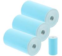 SEWACC 4 Rolls of Thermal Cash Receipt Paper Rolls for Thermal Printers, Blue Multipurpose Printing Paper with Printing and Prolongs Printer Life, for Company Use and Home
