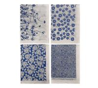 SEWACC 4 Sheets Underglaze Transfers for Pottery Decorative Clay Transfer Paper Decal Ceramics Decor