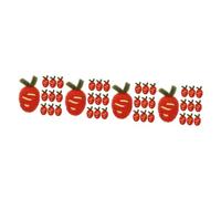 SEWACC 40pcs Adorable Carrot Hairpins for Boys and Girls Felt Hair Clip Accessories for Crafts for Easy to Use and Creative Handmade Fun