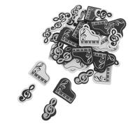 SEWACC 40pcs Fun Erasers Cute Piano Music Note Mini Erasers for Soft Friendly School Supplies for Preschool Elementary