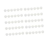 SEWACC 40pcs Mini Plastic Paint Storage Containers Strips for School Painting Craft Suitable for Artists Students with Airtight Design