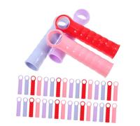 SEWACC 40pcs Mop Handle End Cap Comfortable Plastic Grip Replacement Sleeve for Broom Rods Ergonomic Design with Hanging for Home Kitchen and Bathroom Cleaning