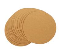 SEWACC 40pcs Round Painting Cardboard Paper Thick Kraft DIY Art Drawing Cards Sketch Cardstock for Crafting Painting Supplies for Artists
