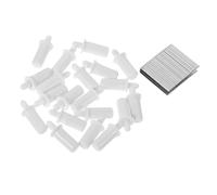 SEWACC 40pcs Shutter Pins and Louvers Staples Plastic Repair Kit for Plantation Shutter Replacement and Blind Maintenance for Window and Blinds