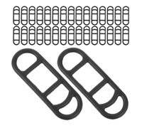 SEWACC 40pcs Silicone Elastic Bike Lamp Strap for Universal Compatibility Portable Silicone Mount Band for Daily Commutes and Long Distance Cycling Adventures