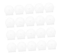 SEWACC 40pcs Transparent CD Case Durable DVD Holder with Thickened Structure for Enhanced Protection Space Saving Design for Travel and Storage for Music and Video Collections