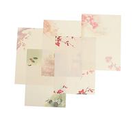 SEWACC 40pcs Vintage Style Letter Writing Paper Mixed Designs Smooth Stationery Paper for Crafting DIY Notes Correspondence Eco Friendly Premium Quality