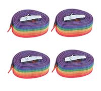 SEWACC 4pcs Adjustable Ratchet Tie Down Straps Buckle Cargo Lashing for Kayaks Luggage Racks Beehives Durable Rainbow Binding