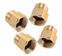 SEWACC 4pcs Brass High Pressure Washer Hose Connector Coupler Kit Id Power Washer Adapter for Car Wash Stable Water Flow Compatible with Spray Gun