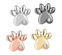 SEWACC 4Pcs Cat Claw Shaped Watchband Nails Portable Watch Decor for Silicone Bands Unique Replacement Watchstrap Charms Eye Catching Wristband Accessories