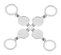 SEWACC 4pcs Copper Door Viewer Privacy Covers for Apartment Essentials Peephole Cover Plates with Rotatable Design Stable and Easy to Install Protectors for Front Door Security
