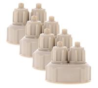 SEWACC 4pcs DIY Co2 Quick Screw Cap for Aquarium Bottle, Abs Plastic Material, Easy to Use and Safe for Fish and Live Plant, for Fish Tank Carbon Dioxide Reactor and DIY Co2 Setup