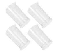 SEWACC 4pcs Graduated Plastic Measuring Cups with Scale for Dental Material and Epoxy, Sturdy Dental Mix Bowls to Eliminate Ratio Mistakes, Suitable for Laboratory and Baking Use