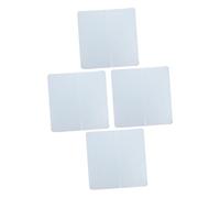 SEWACC 4pcs Large Microfiber Eyeglass Cleaning Cloths Blue Lint Lens Wipes for Glasses Camera Screens and Electronics Durable Scratch Soft Microfiber for Dust and Fingerprint Removal