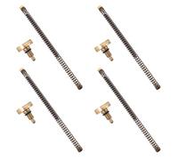 SEWACC 4pcs Lighter Screw Spring Replacement Kit Flint Spring Repair Parts Compatible with Zippo and Kerosene Easy Assembly for Stable Ignition and Outdoor Travel Use