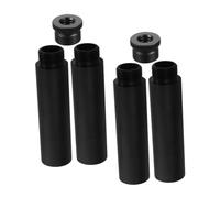 SEWACC 4pcs Microphone Stand Kit Mic Extension Tube Screw Adapter Boom Arm Mic Stand Extension Pipe for Live Streaming
