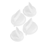 SEWACC 4pcs Microwave Timer Knob Switch Replacement for Oven Control Timer Handle Appliance Support Lever for White Microwave