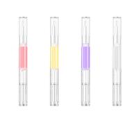SEWACC 4pcs Nail Nourishing Oil Pens for Cuticle Care, Lightweight Synthetic Material, 2ml Each, for Manicure Store and Nail Art Salon Use