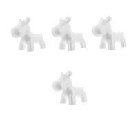 SEWACC 4pcs Polystyrene Craft Balls Dachshund Dog Puppy Decor Christmas Wedding Flower Arrangement Supplies