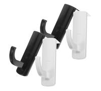 SEWACC 4pcs Self Adhesive Headset Holder Hooks Compact Lightweight Headphone Stand Rack for Home Office Cyber Cafe Mix