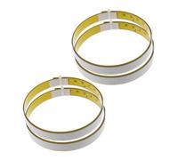 SEWACC 4pcs Self-adhesive Measuring Tape Flat Ruler with Metric Imperial Scales Sticky Backing for Woodworking Workbench Precision Measurement