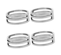 SEWACC 4pcs Stainless Steel Ring Tool Jump Ring Coil Maker Closing Tool Maker Machine Opener for Jewelry Making Jewelry Silver