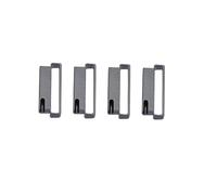 SEWACC 4pcs Stainless Steel Watch Band Adapter Connector for Watch Metal One Piece Replacement Accessory Compatible with Leather Silicone Straps