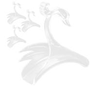 SEWACC 4Pcs Swan-Shaped Multi-Function Bag Hangers Wear-Resistant Purse Hooks Compact Household Hat Rack for Wardrobe and Daily Use