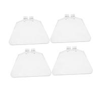 SEWACC 4pcs Transparent Bench Grinder Eye Shields Replacement Kit Durable Safety Goggles Guard for Clear Visibility and Stable Protection Easy Maintenance Bench Grinder Attachments