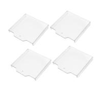 SEWACC 4pcs Transparent Emergency Stop Button Protective Cover Fire Safety Switch Guard with Temperature Resistant Space Saving Design for Indoor and Outdoor Use Easy Installation for