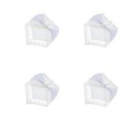SEWACC 4pcs Vintage Lace Triangle Hair Scarves for Women French Style Summer Bandana Headbands Boho Retro Headscarves for Hair Accessories Light Blue Triangular Wraps