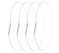 SEWACC 4pcs Washer Door Seal Spring Kit Boot Seal Retaining Ring for Washing Machine Stainless Steel Quiet Operation