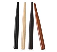 SEWACC 4pcs Wooden Dip Pen Holders Vintage Artistic Cartoon Drawing Pen Holder for Calligraphy Writing Painting with Replaceable Nibs Compatible for Artists and Writers