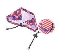 SEWACC 4sets Adjustable Decorative Hamster Hats with Wear-resistant Star Ribbon Cloaks Cute Small Pet Lizard Cloak Costume for Outdoor Use